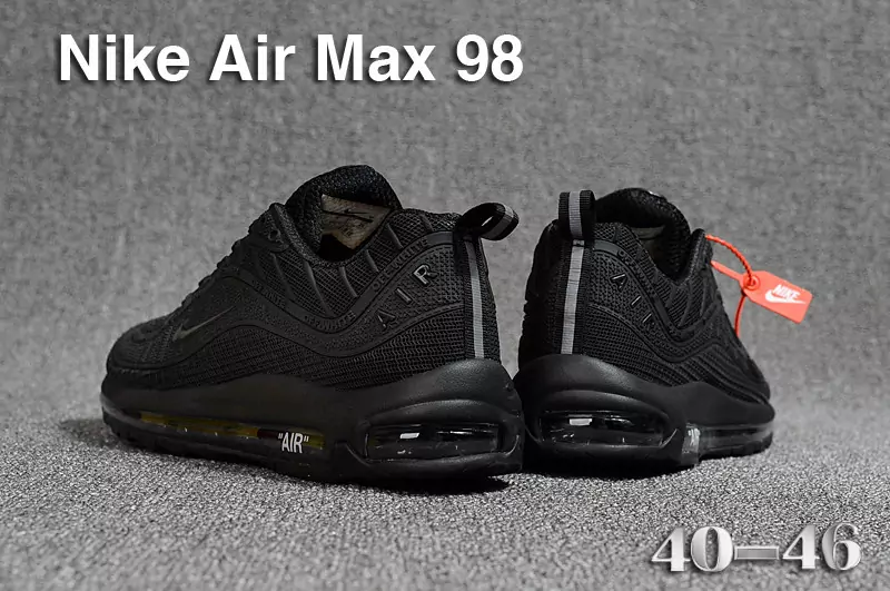 nike air max 98 france prix usine all black